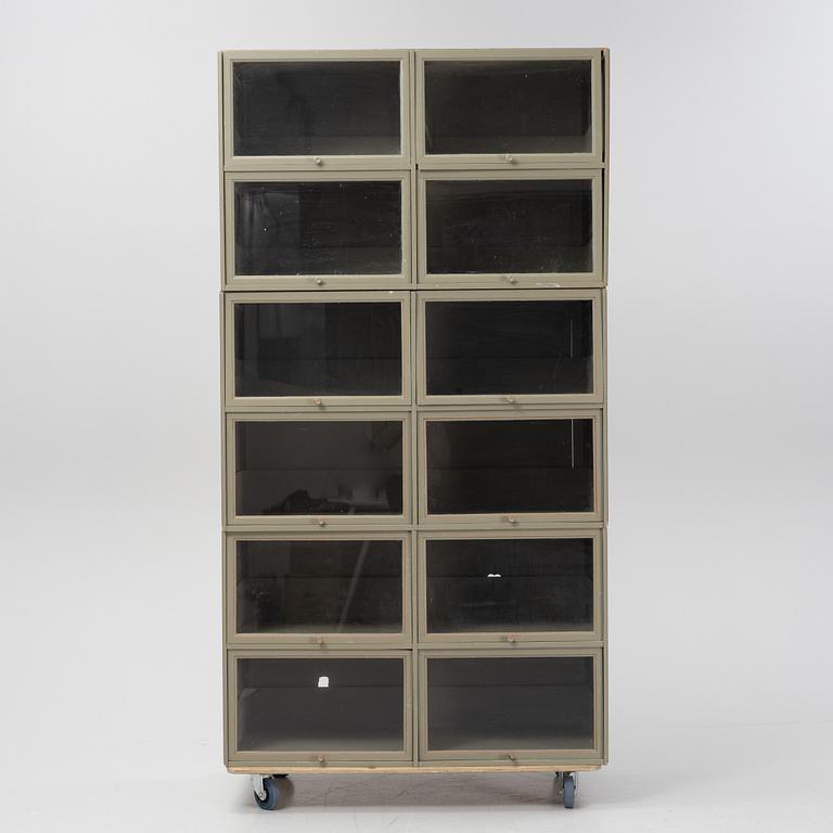 Arkivskåp / butikshylla, 1900-talets mitt.