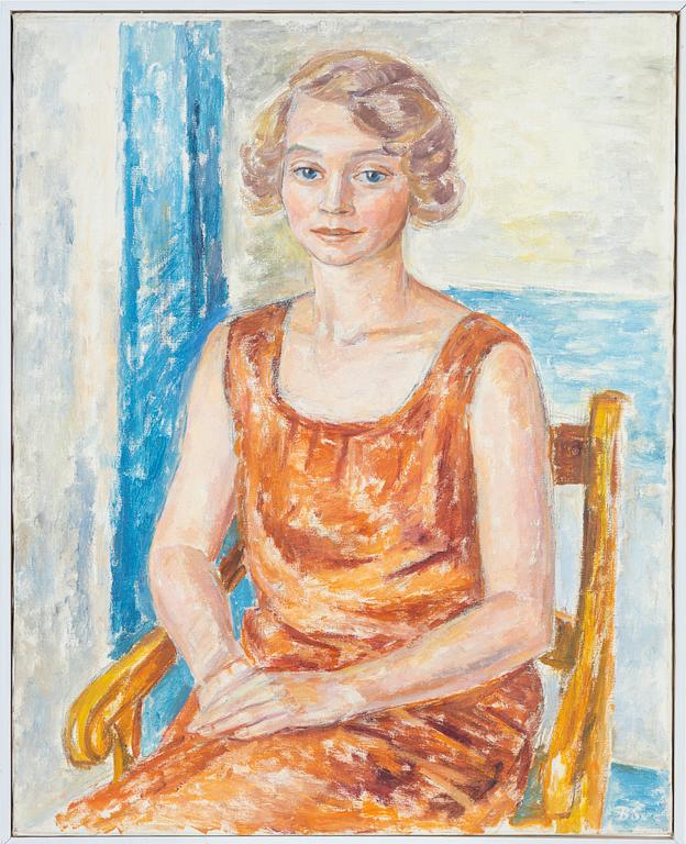 Birger Simonsson, oil on canvas, signed BS.