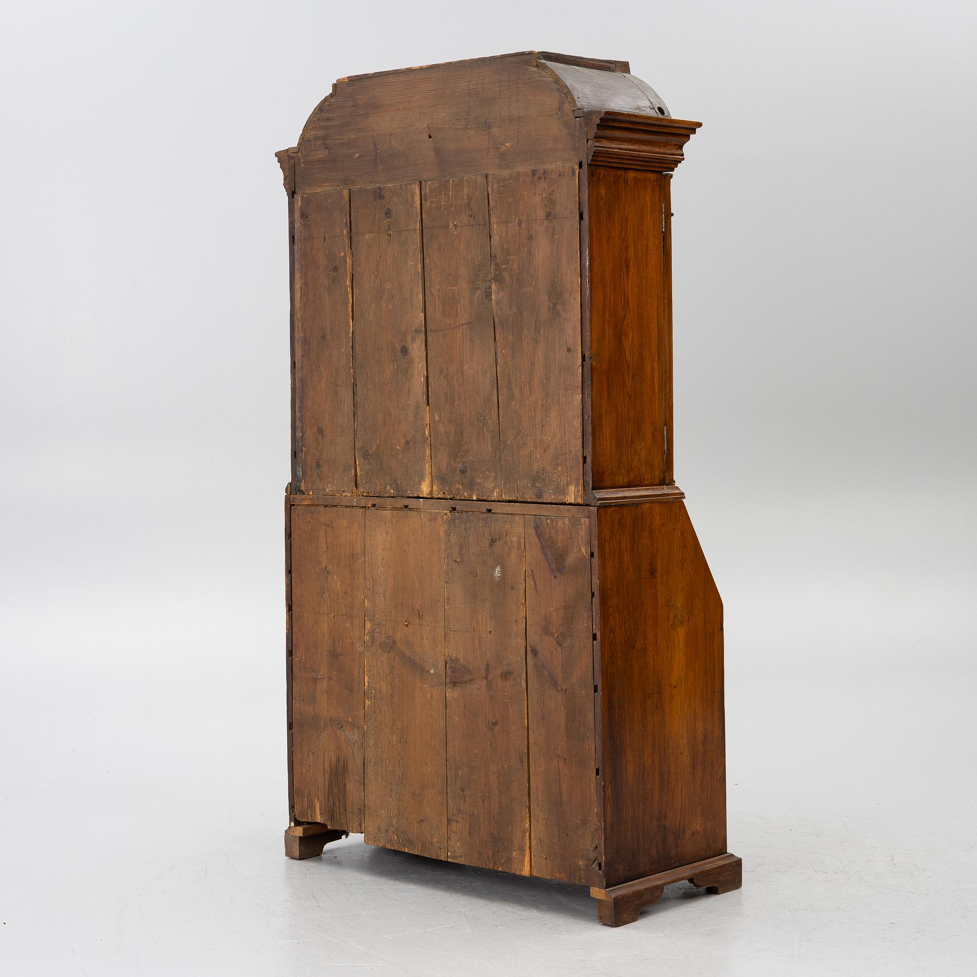 A writing cabinet, 18th Century.