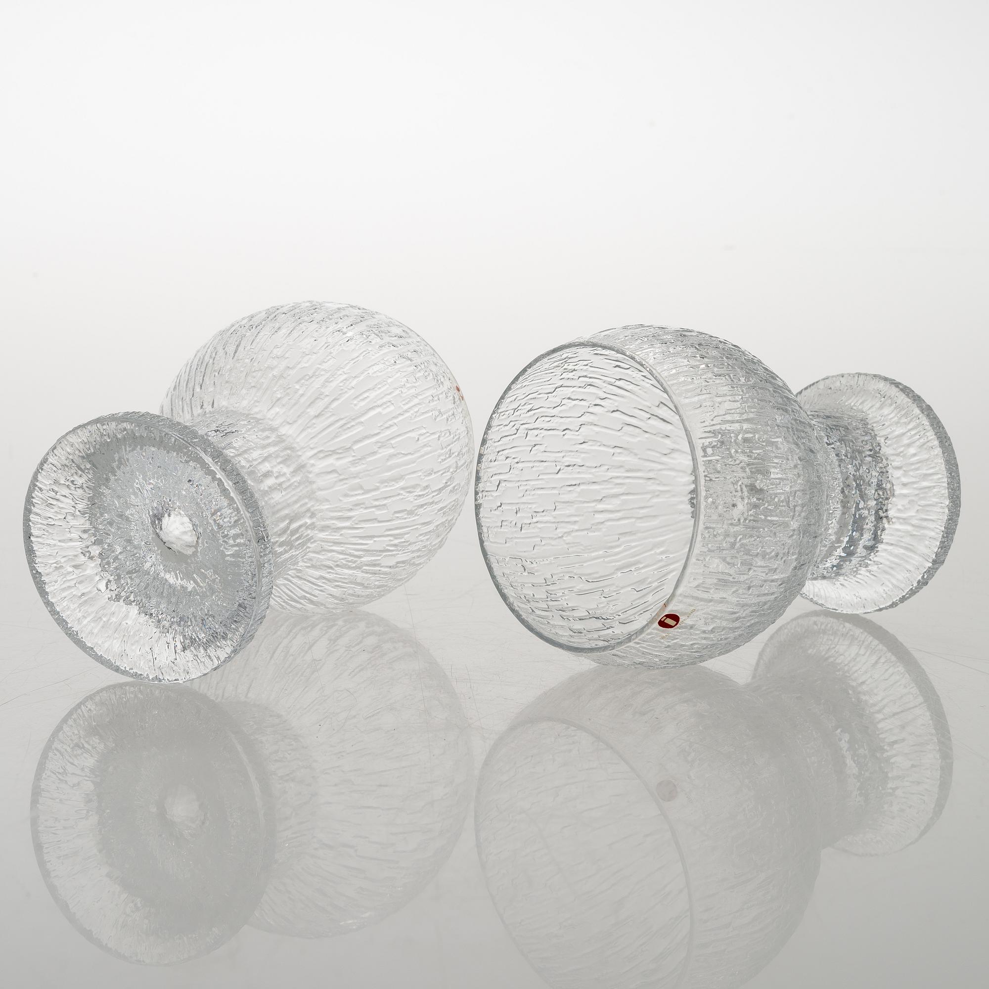 TIMO SARPANEVA, set of 12 'Ölkky' drinking glasses from Kekkerit (Party) series for Iittala.