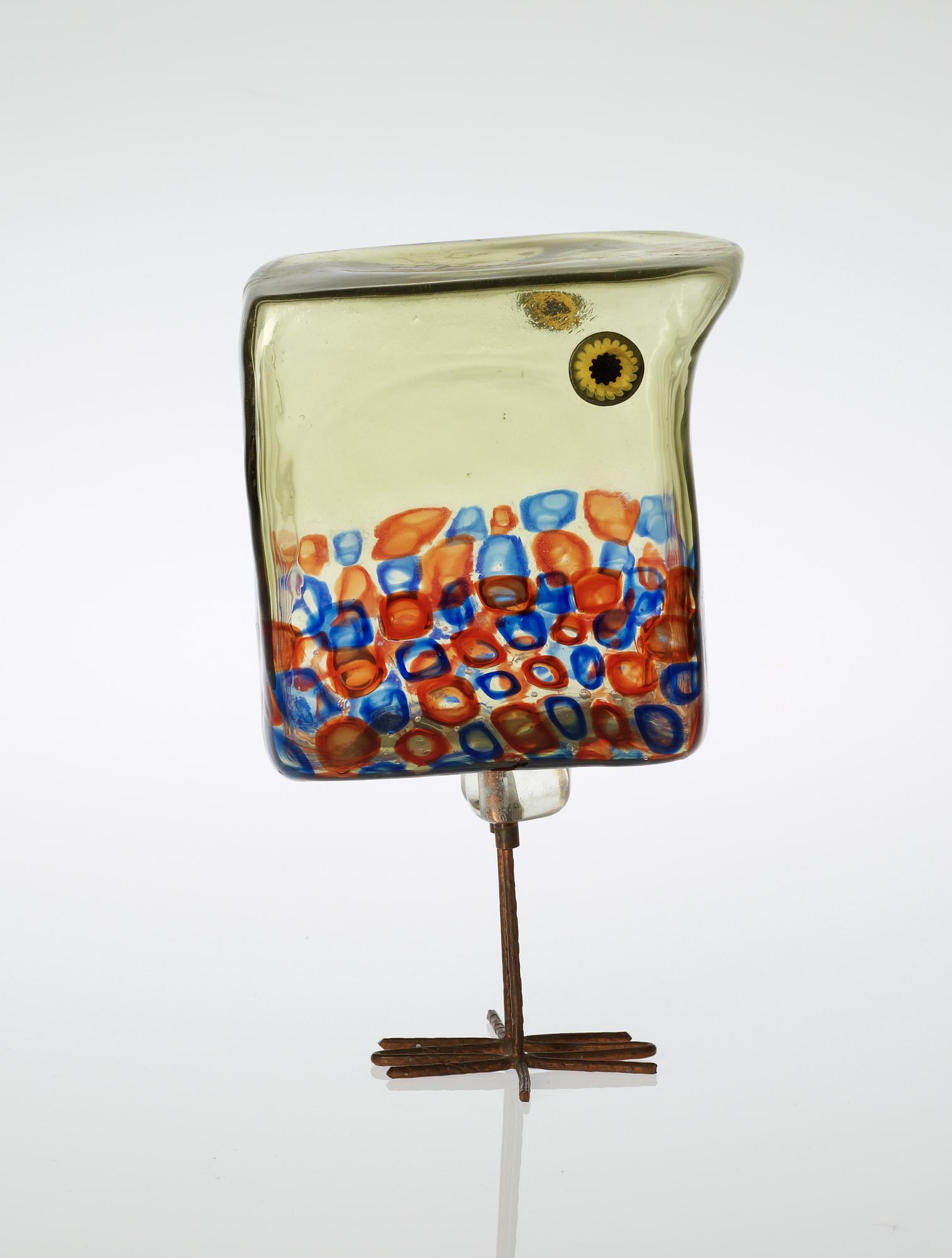 ALESSANDRO PIANON, fågel, "Pulcino", Vistosi, Italien 1960-tal, modell S 191.