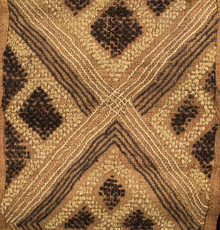 African Kuba Raffia Cloth, Democratic Republic of Congo.