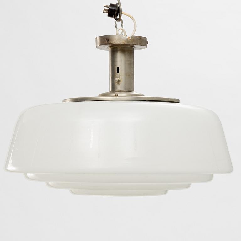 Harald Notini, taklampa, modell "11321", Arvid Böhlmarks Lampfabrik, 1940-tal.