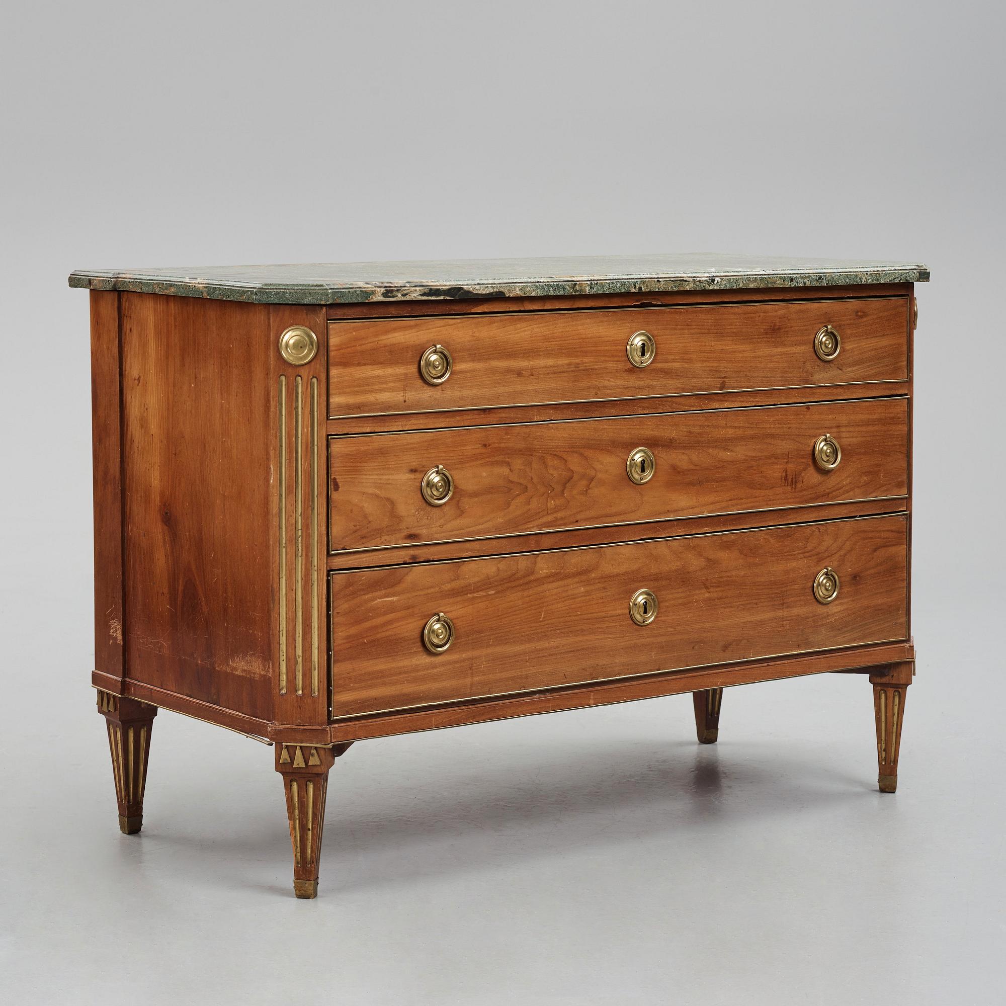 A late Gustavian commode by A. Scherling, master 1771.