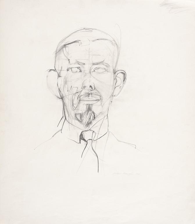 John-E Franzén, Porträtt av Ian Hellström.