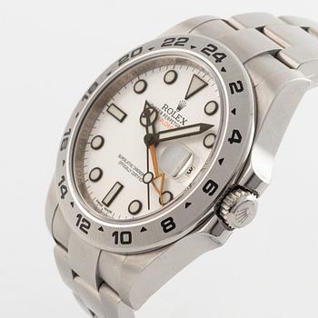 Rolex, Oyster Perpetual Date, Explorer II, Chronometer, armbandsur, 42 mm.