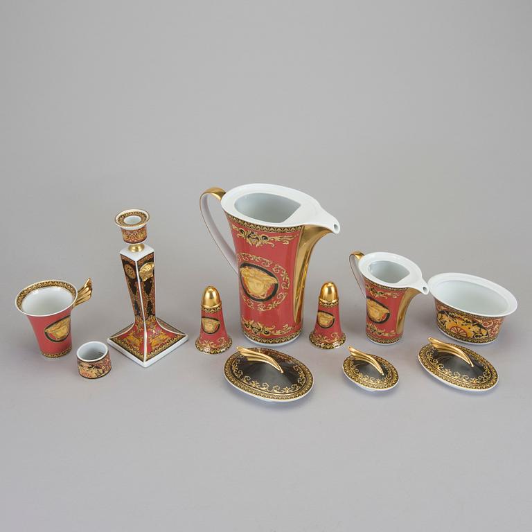 MATSERVIS, porslin, 70 delar, "Medusa", Versace för Rosenthal.