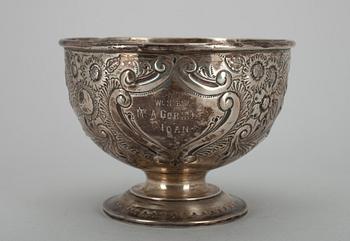 SKÅL, sterling silver, Chester, England 1902. Vikt 260 g.