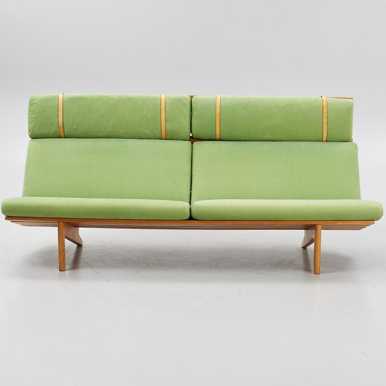 A sofa with a stool, Erik Jørgensen Møbelfabrik, Denmark.