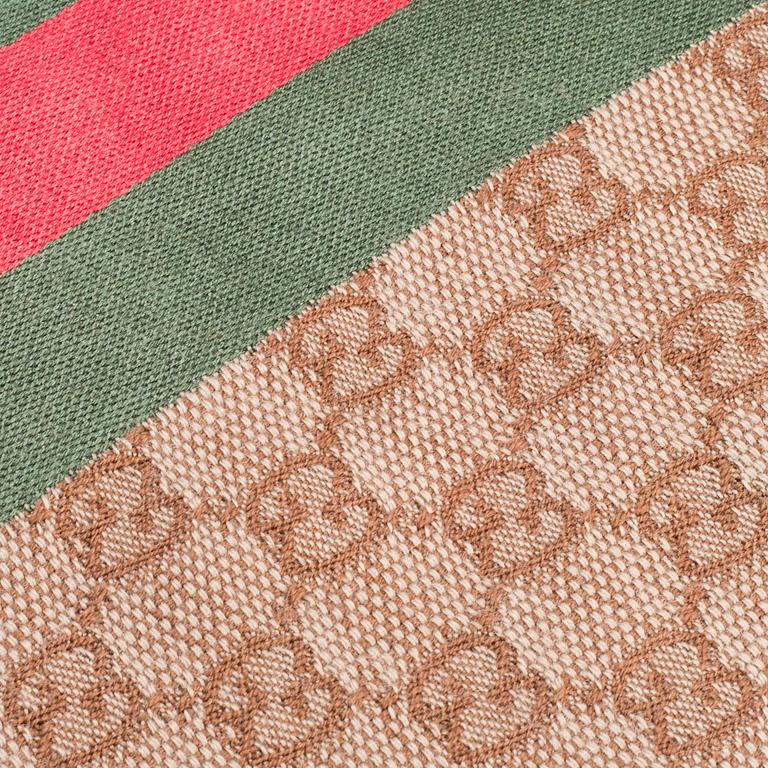 GUCCI, scarf and keychain.