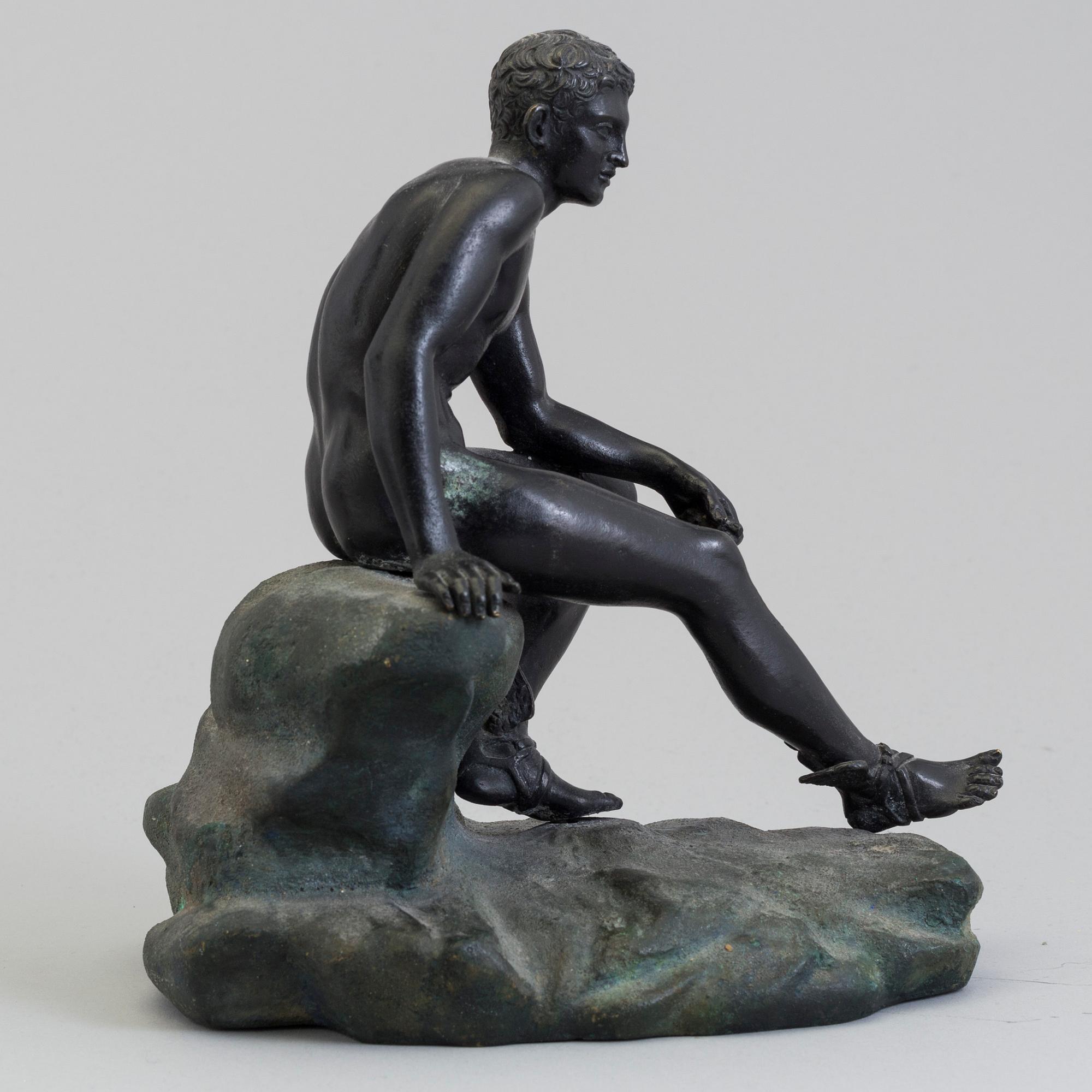 A 19th century bronze sculpture.