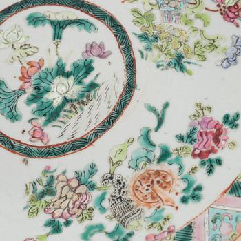 Fat, porslin, Qingdynastin, 1800-tal.