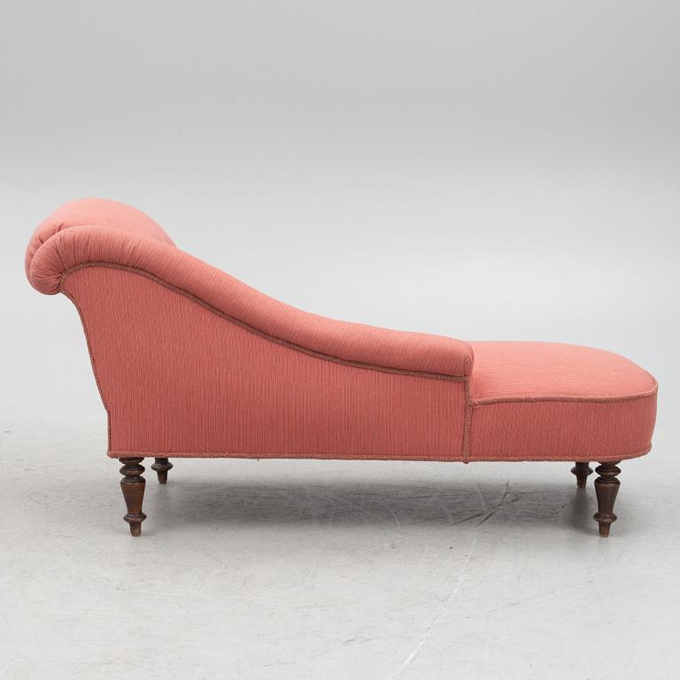 Chaise longue/daybed, late 19th century.