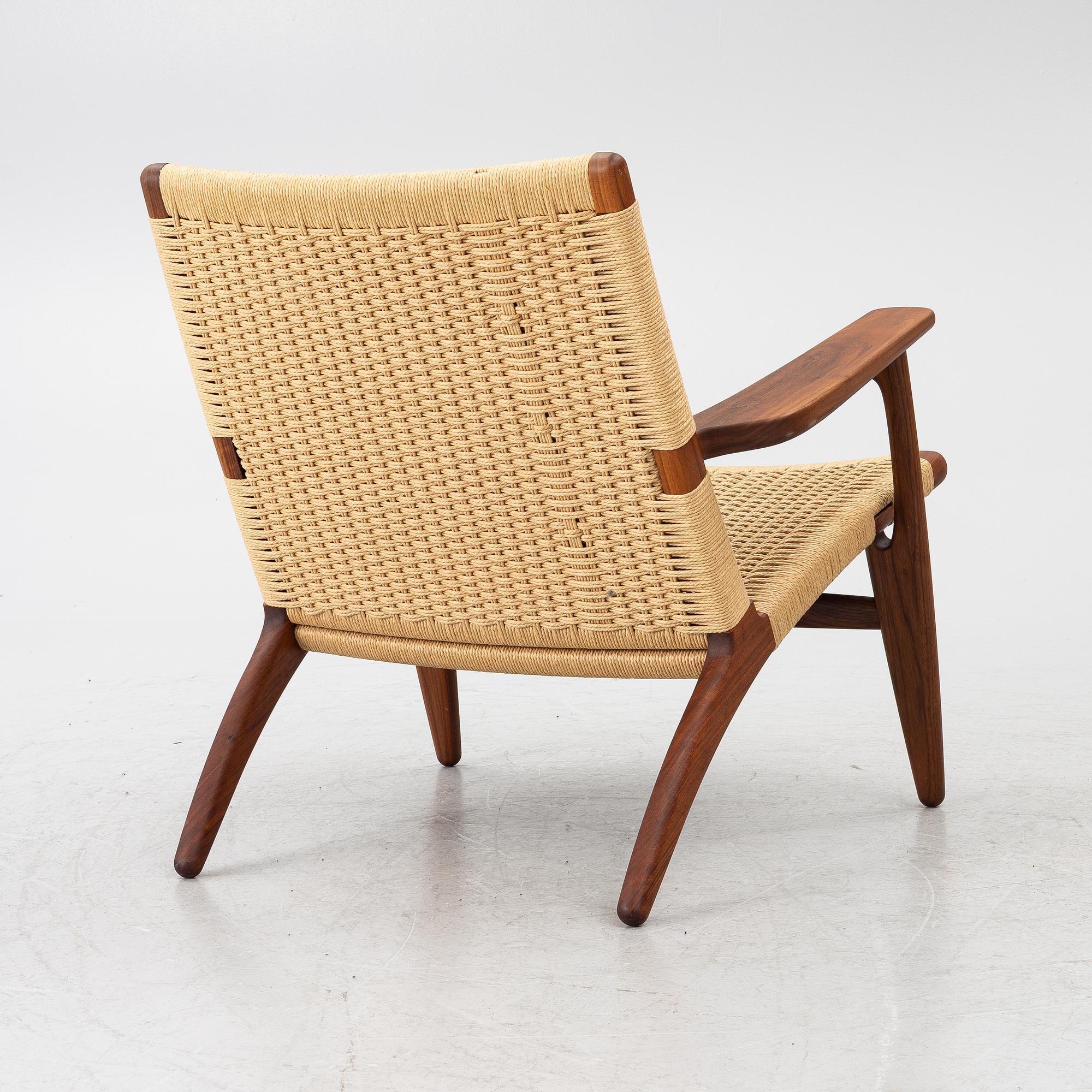 Hans J. Wegner, Armchair, "CH25", Carl Hansen & Søn, Denmark, circa 2020.