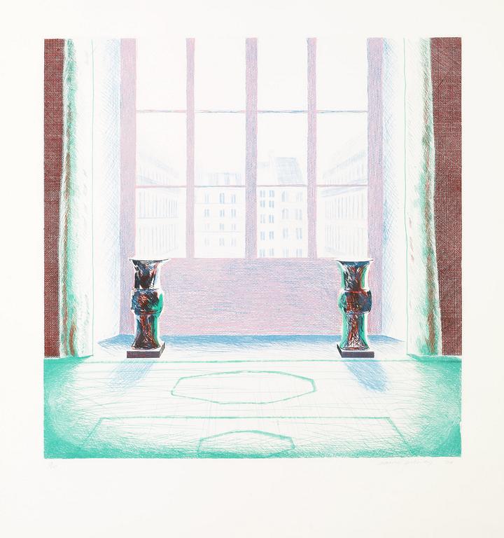 David Hockney, "Two vases in the Louvre".
