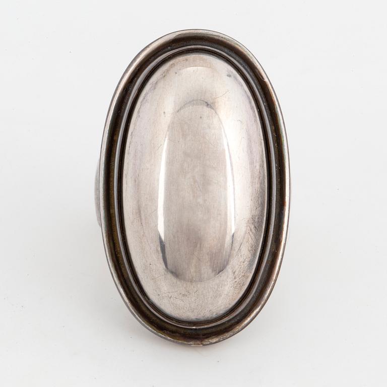 A Georg Jensen ring in silver.