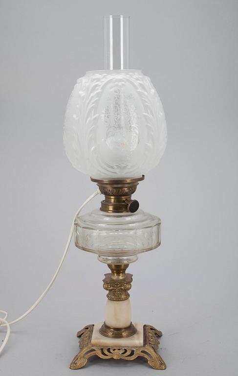 BORDSLAMPA, ca 1900.