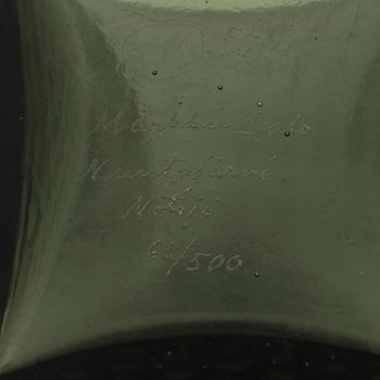 Markku Salo, an art glass from the 'Valley of the Kings' -series, signed and numbered Markku Salo Nuutajärvi Notsjö,61/500.
