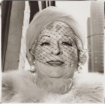 325. Diane Arbus, "Woman with a Veil on Fifth Avenue, N.Y.C 1968".