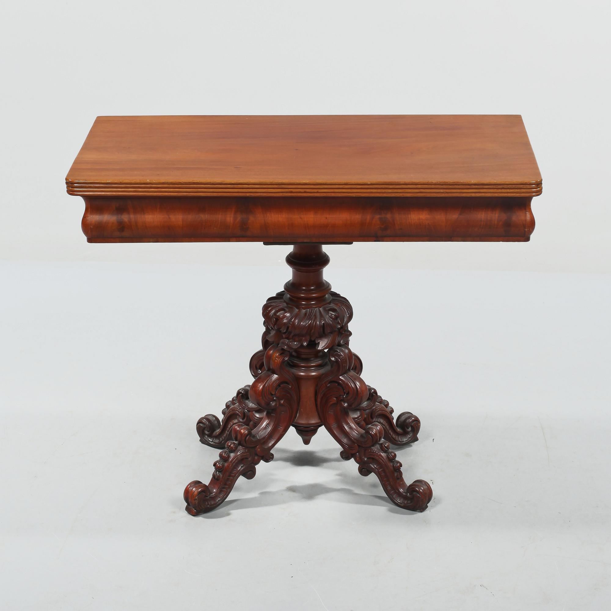 SPELBORD, nyrokoko, 1800-talets andra hälft.