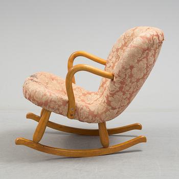 A rocking chair attributed to Philip Arctander.