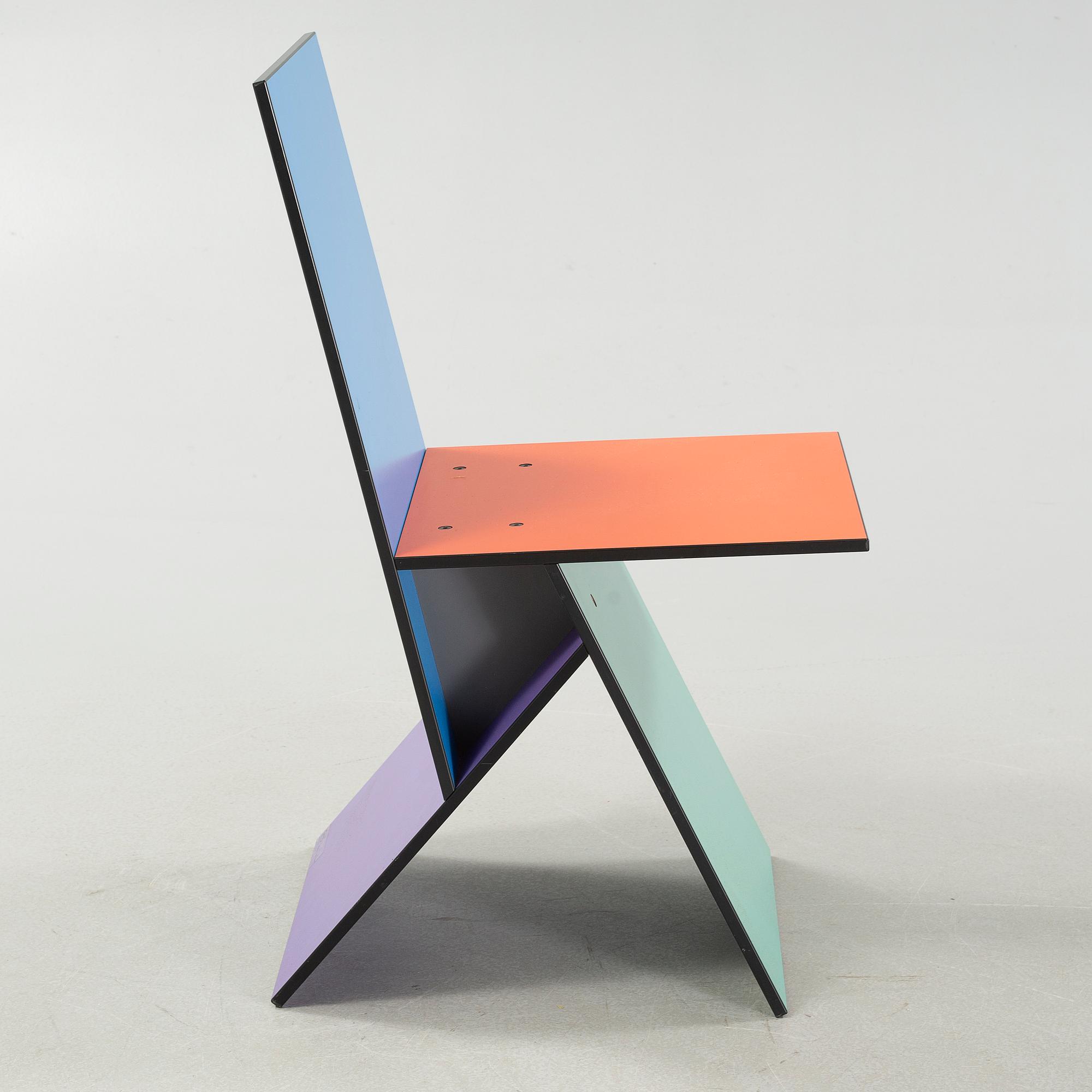 A "Vilbert" chair by Verner Panton for IKEA in 1993/94.