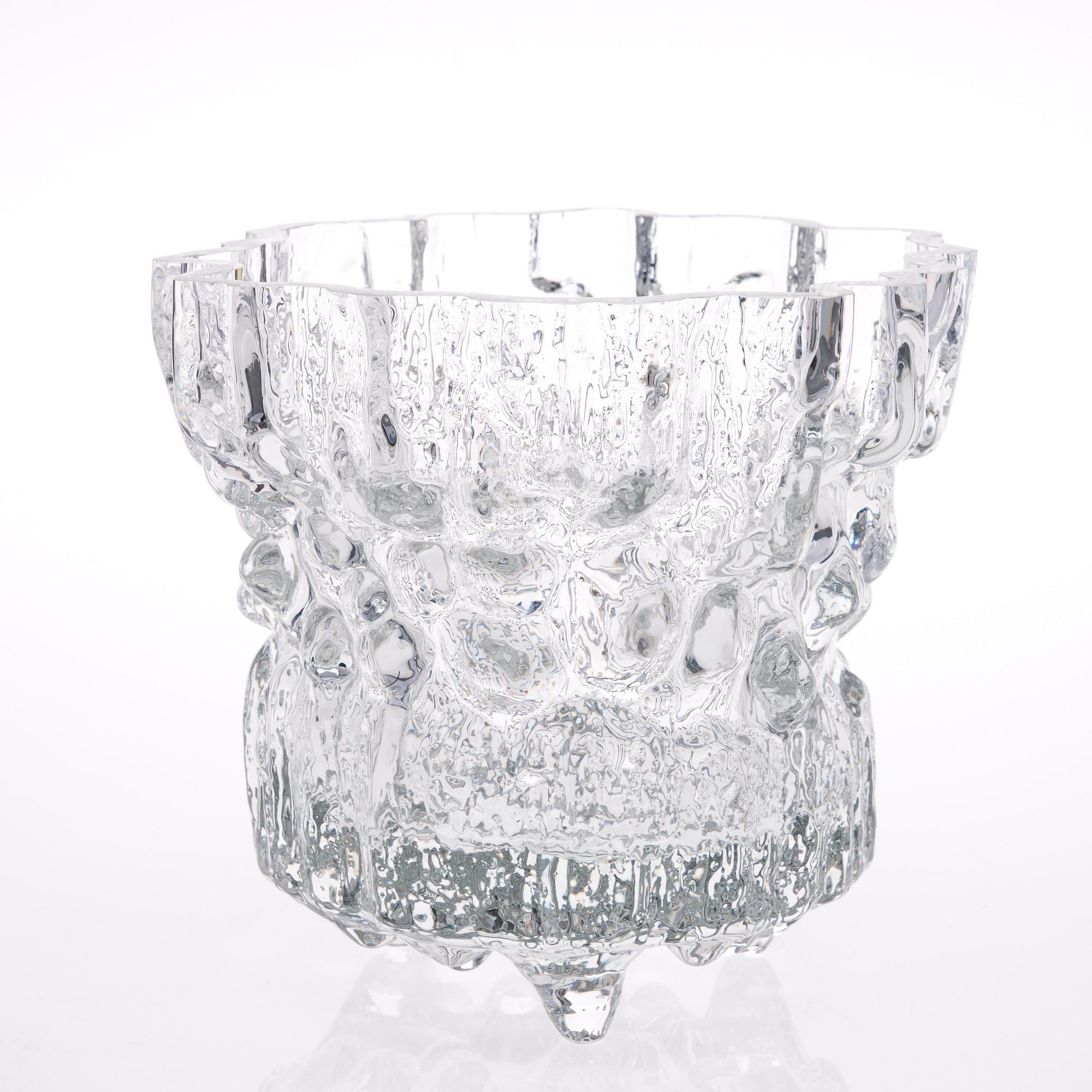 VAS, glas, "Miracus", signerad Tapio Wirkkala -3432, Iittala.