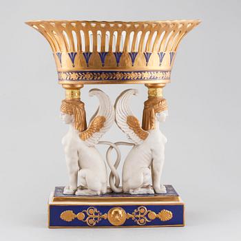 UPPSATSSKÅL, porslin, Meissen-liknande märke, omkring år 2000.