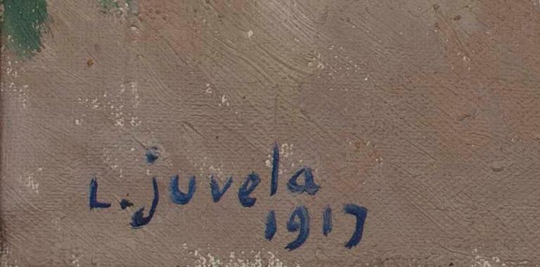 LENNU JUVELA, olja på duk, sign o dat 1917.