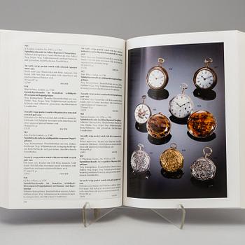 KLOCKLITTERATUR, 9 st, bl.a. Automatic-Armbanduhren aus der Schweiz: Uhren, die sich selber aufziehen.