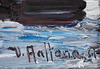 VEIKKO AALTONA, olja på duk, sign.