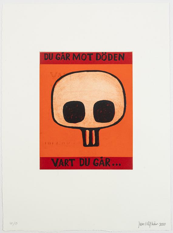 Jan Håfström, "Du går mot döden".