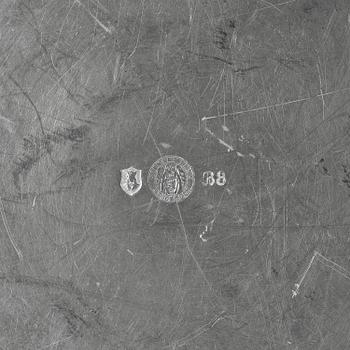 Firma Svenskt Tenn, a pewter tray, Stockholm, 1928.