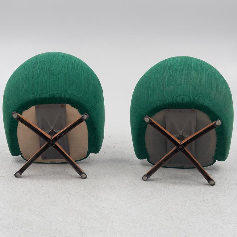 Armchairs, a pair, third quarter of the 20th century.