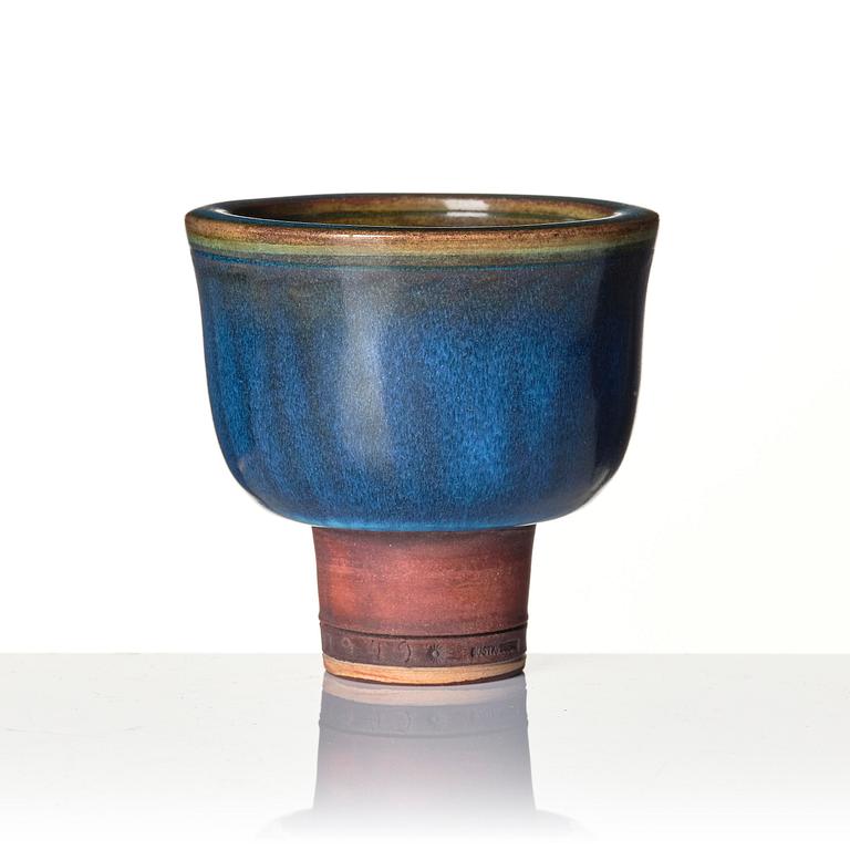 Wilhelm Kåge, Wilhelm Kåge, a Farsta stoneware vase, Gustavsberg Studio, signed and dated 6 March 1949.