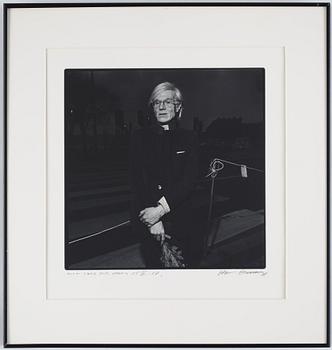 Hans Gedda, "Andy Warhol", 1976.