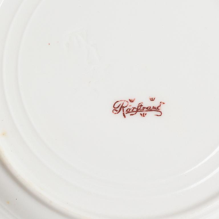 Matservis, 83 delar, porslin, Rörstrand, tidigt 1900-tal.