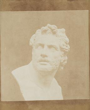 William Henry Fox Talbot, "Bust of Patroclus", 1842.