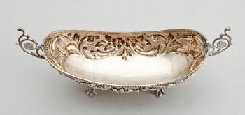 SKÅL, silver, 1800-/1900-tal. Vikt ca 238 g.