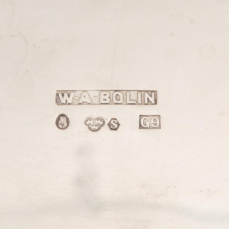 A Swedish Silver Bowl, mark of W.A. Bolin, Stockholm 1957.