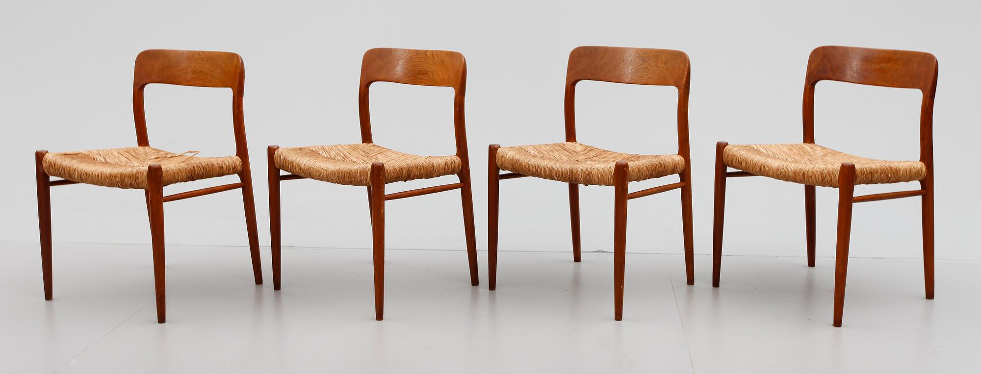 STOLAR, 4 st, sannolikt Niels O Möller, JL Möller, Danmark, 1950-/60-tal.