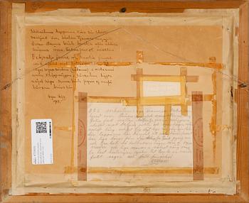 NILS NILSSON SKUM, blandteknik, signerad och daterad 1920.