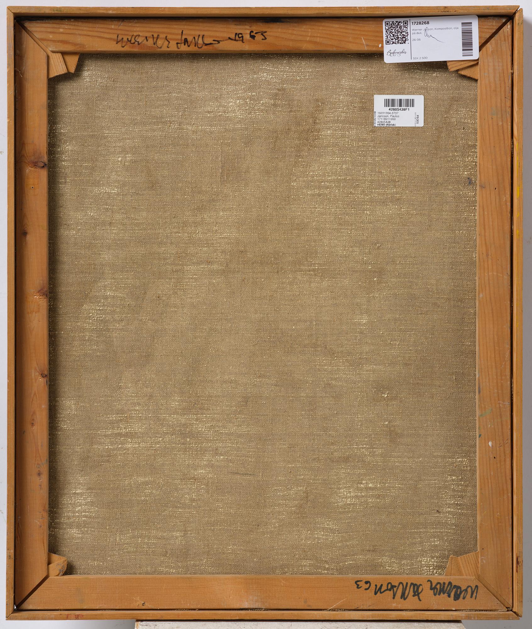 Werner Janson, Untitled.