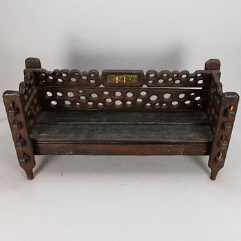 KOSTI AHONEN, wooden sofa.