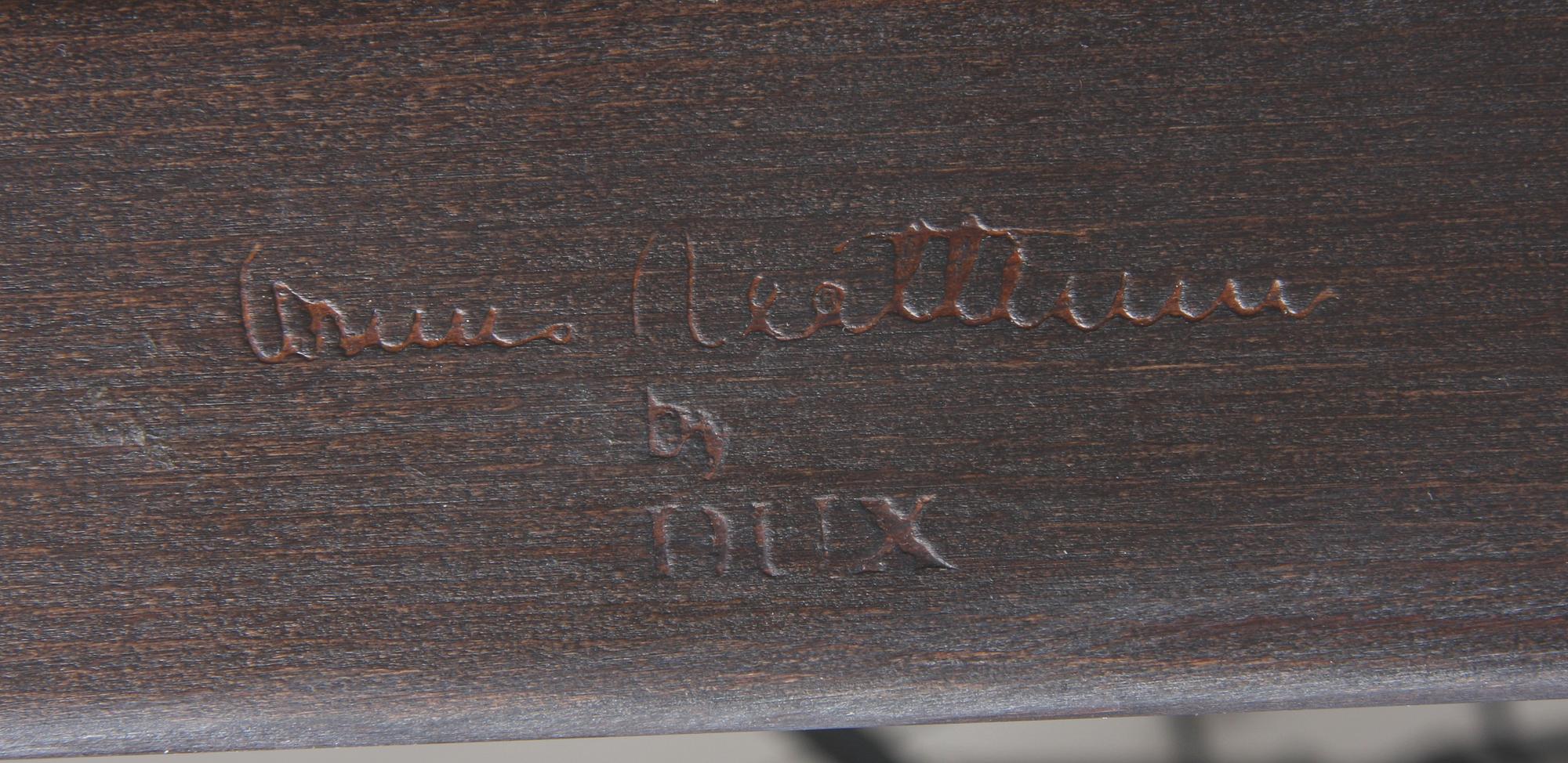 FÅTÖLJ med FOTPALL, "Pernilla", Bruno Mathsson, Dux.