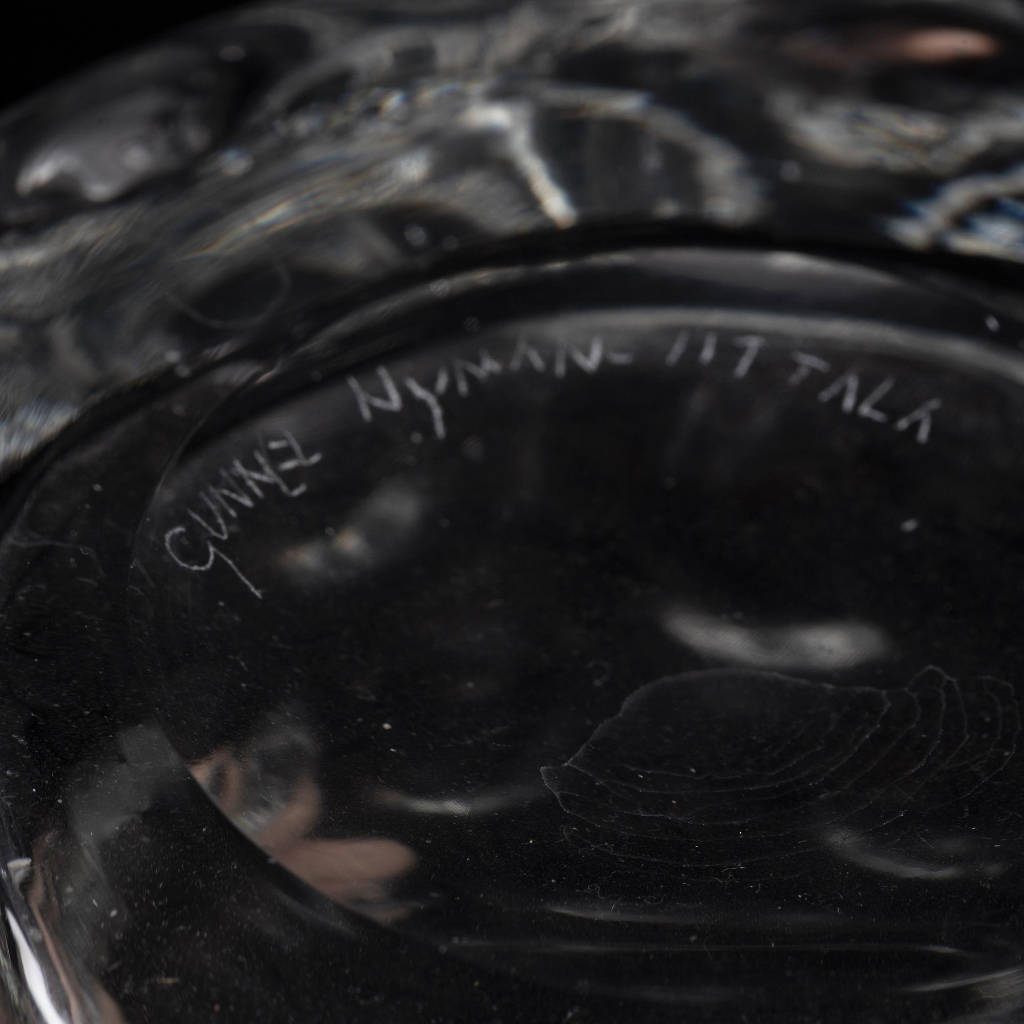 GUNNEL NYMAN, vas, Iittala, signerad.