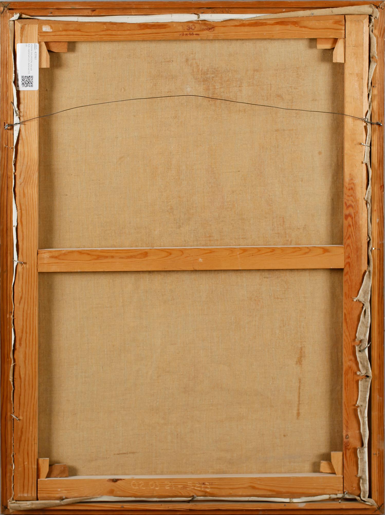 JÖRAN SALMSON, olja på duk, signerad och daterad 53.