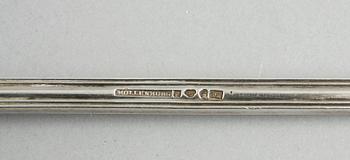 SOPPSLEV, silver, Gustav Möllenborg, Stockholm 1860.