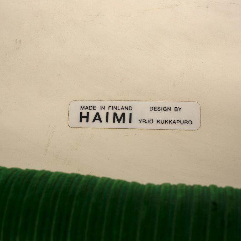 YRJÖ KUKKAPURO, a pair of  "Haimi 416"armchairs.