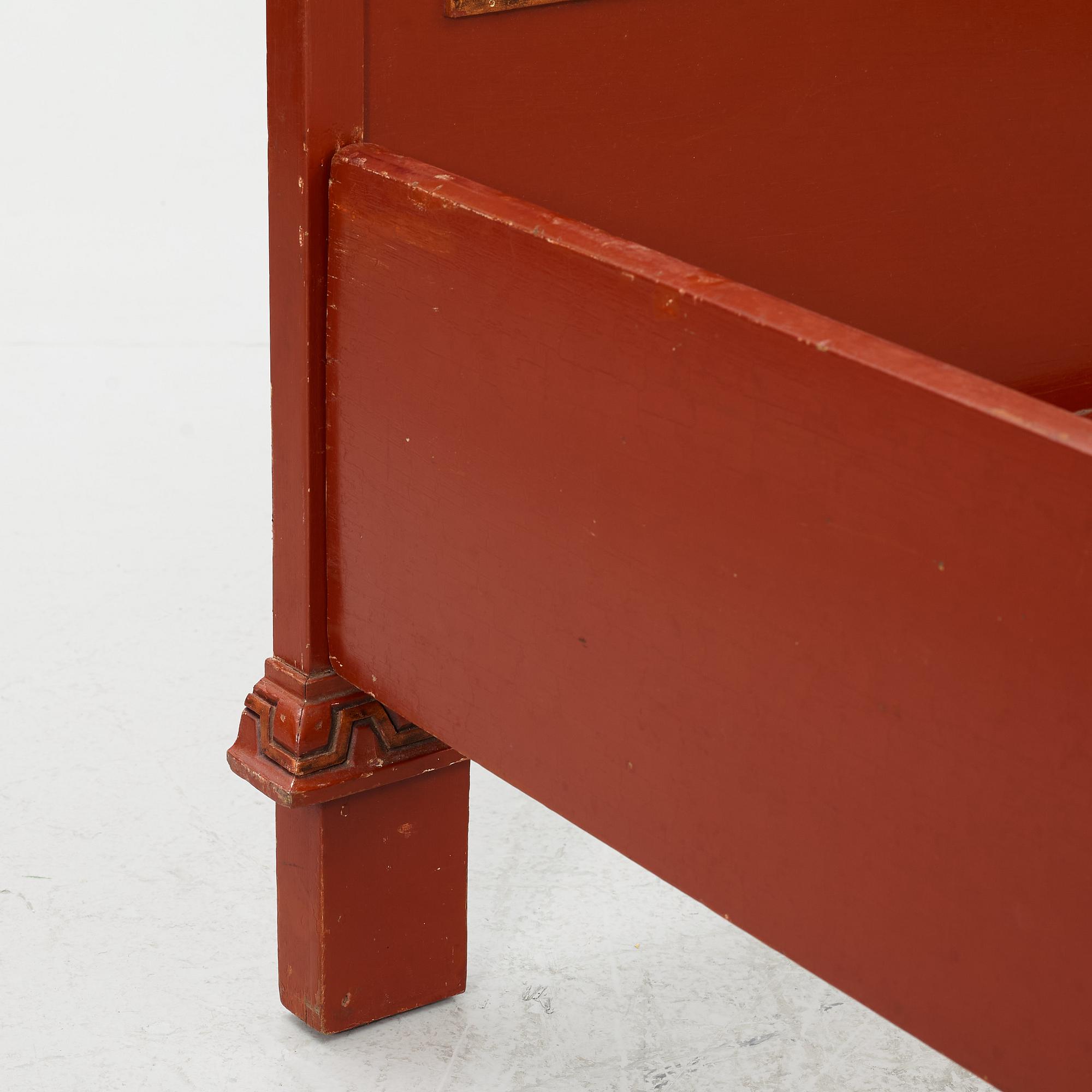 Axel Einar Hjorth, a pair of "Åbo" bed frames, Nordiska Kompaniet, Swedish Grace, 1920s-30s.